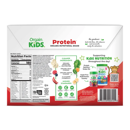 Kids Protein Organic Nutrition Shake - Strawberry