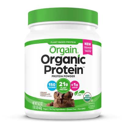 Organic Protein? Plant Based Protein Powder - Creamy Chocolate Fudge